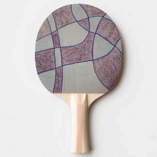 Abstrakt lila pingisracket