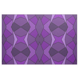 Abstrakt Lila Polygons Geometric Shapes Fabric Tyg