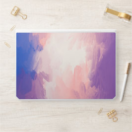Abstrakt lila rosa blå akvarell virvel HP laptopskin