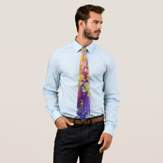 Abstrakt Lila Tie Slips