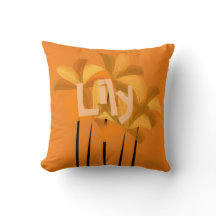 Abstrakt Lily Flowers Blommigt Add Namn