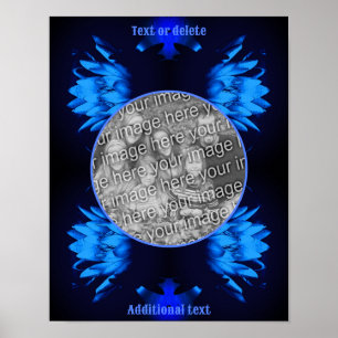 Abstrakt Lily Lotus Flower Skapar ditt eget foto Poster