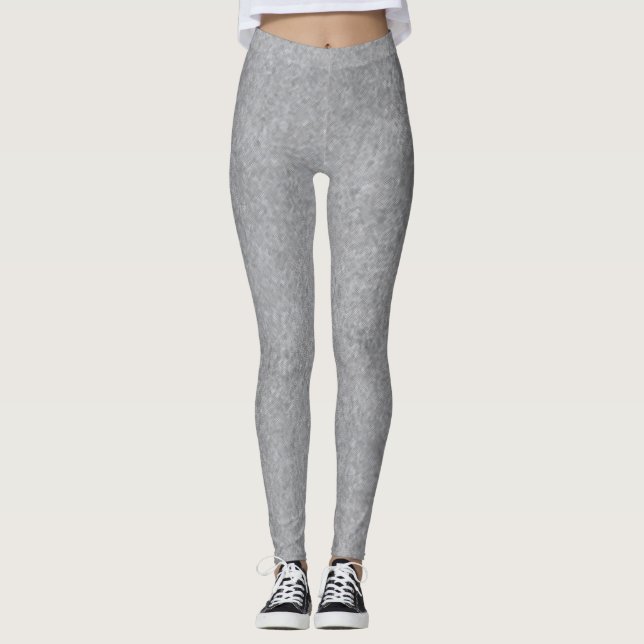 Abstrakt linje grå bakgrund, modern och elegant leggings (Framsida)