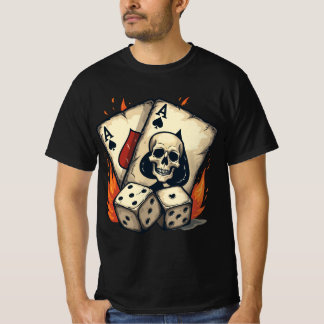 Abstrakt Linje Konst T-shirt