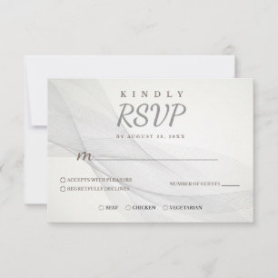 Abstrakt Linje Struktur RSVP-kort OSA Kort