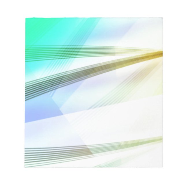 Abstrakt Linjer i mjuka färg Anteckningsblock (Framsida)