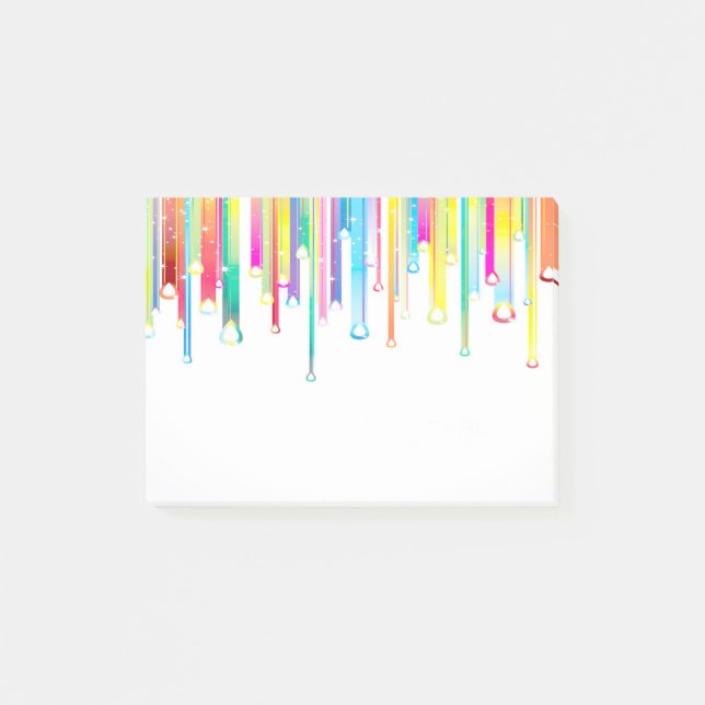 Abstrakt Linjer Post-it Notes (Framsida)