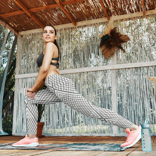 Abstrakt Linjer triangel Leggings