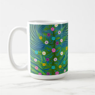 Abstrakt Little Daisy Garden Kaffemugg