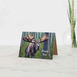 Abstrakt Little Moose Tack Kort