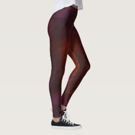 Abstrakt livfullt mönster Psykedelisk färgexplosio Leggings