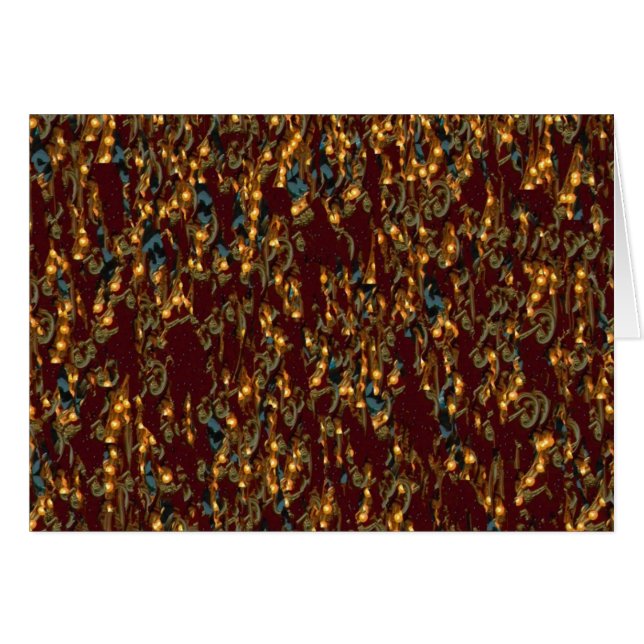 Abstrakt Ljus Hälsningskort (Framsidan Horizontal)
