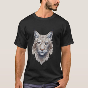 Abstrakt Lodjur Mörk Fantasy Vildkatt Lodjur T Shirt