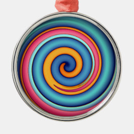 Abstrakt Lollipop Julgransprydnad Metall