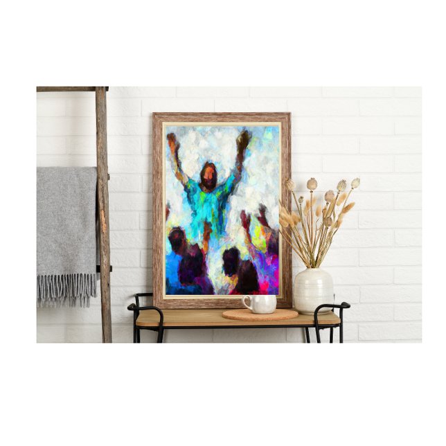 Abstrakt Lord Vi behöver dig nu mer än någonsin Poster (Skapare uppladdad)