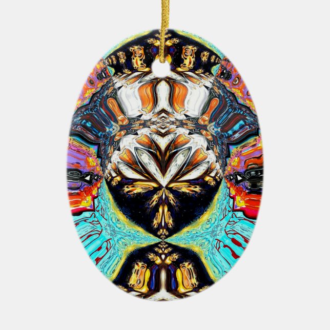 Abstrakt Lotus Ornament (Framsidan)