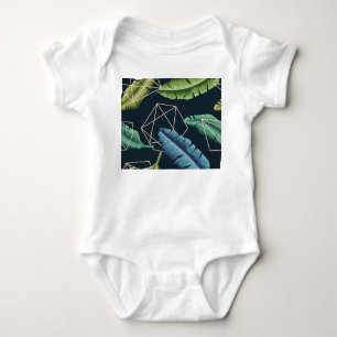 Abstrakt Löv: Polygonlinje utan säkring. T Shirt