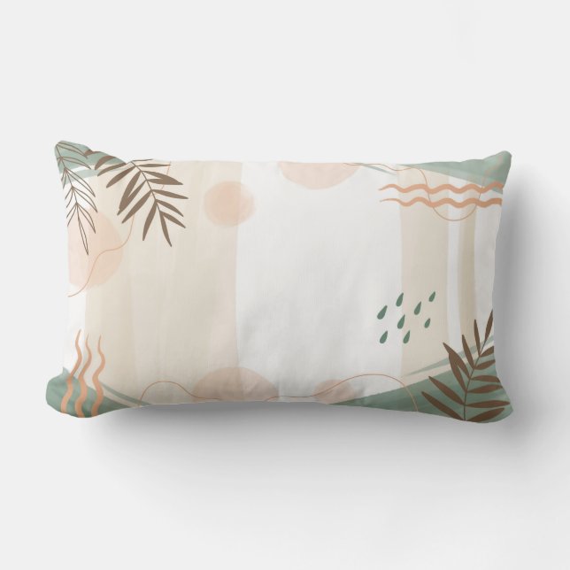 Abstrakt Lumbalfyllning Lumbarkudde (Framsida)