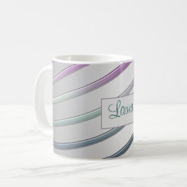 Abstrakt lutninglinjer kaffemugg