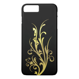 Abstrakt Luxury Faux Guld Flower