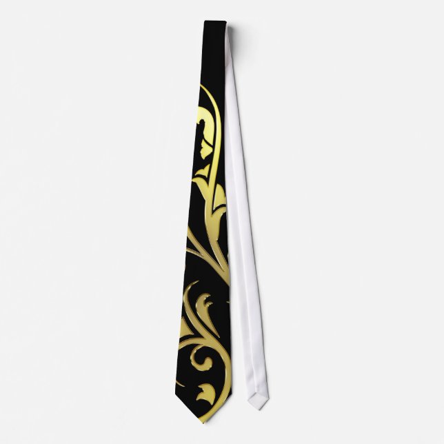 Abstrakt Luxury Faux Guld Flower Slips (Framsida)