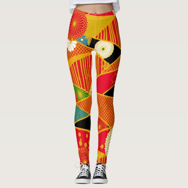 Abstrakt Magic Ligcape Leggings (Framsida)