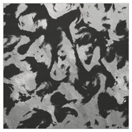 Abstrakt Magic - Silver Black Tyg