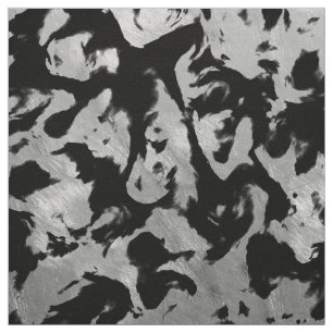 Abstrakt Magic - Silver Black Tyg