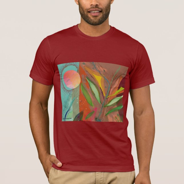 Abstrakt magiska TreeTee Tee Shirt (Framsida)