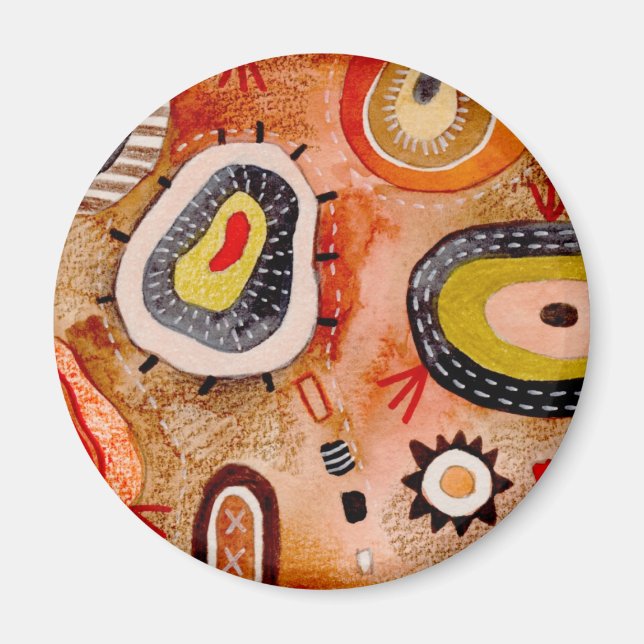 Abstrakt Magnet (Framsidan)