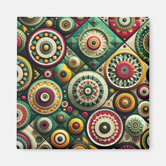 Abstrakt Magnet (Framsidan)