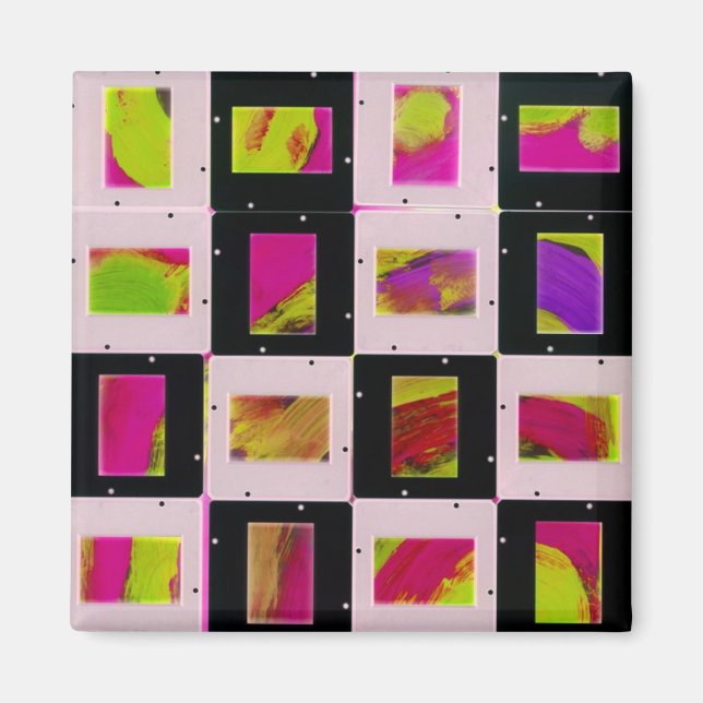 abstrakt magnet (Framsidan)