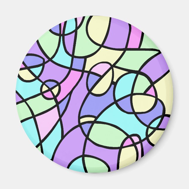 Abstrakt Magnet (Framsidan)