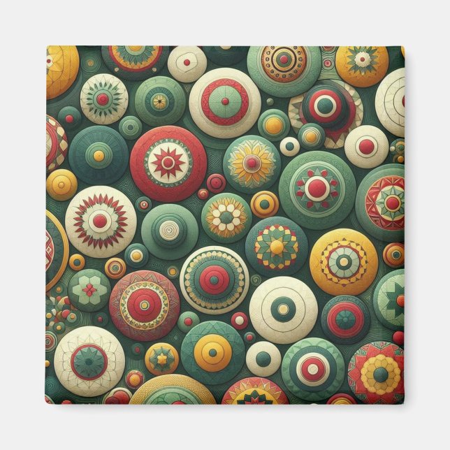 Abstrakt Magnet (Framsidan)
