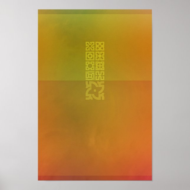 Abstrakt Magnetism 02 Poster (Framsidan)
