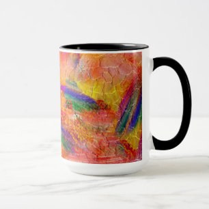 Abstrakt måla Infinite sunset #2 Mugg