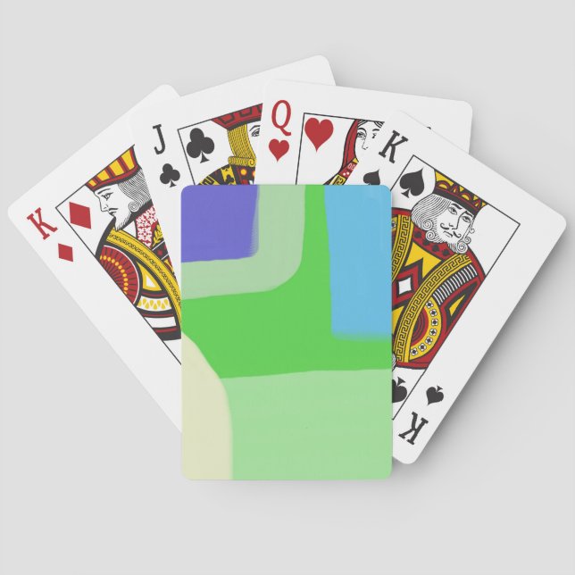 abstrakt målning konst casinokort (Baksidan)