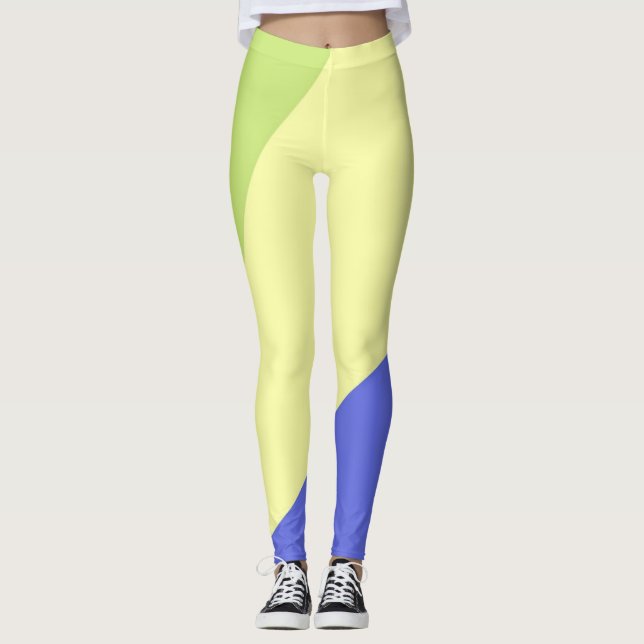 abstrakt målning konst leggings (Framsida)