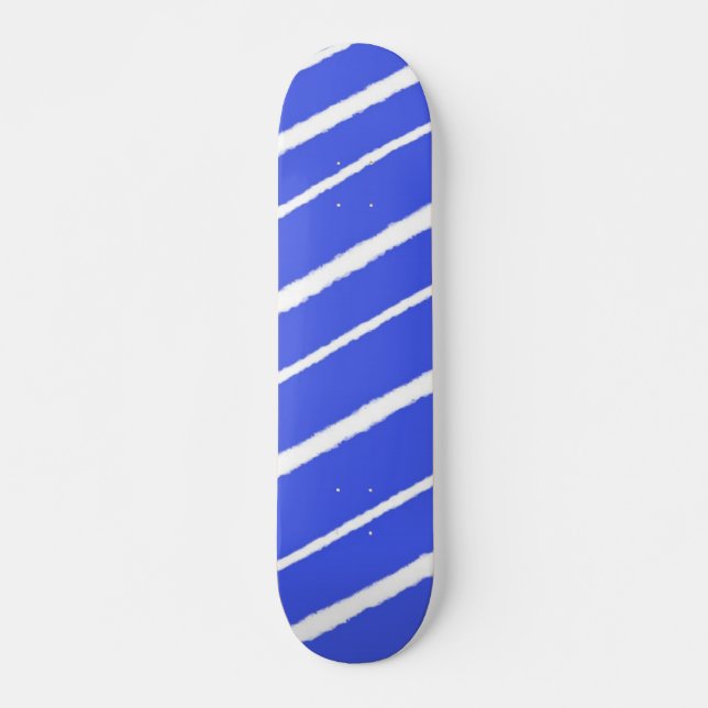 abstrakt målning konst mini skateboard bräda 18,5 cm (Framsida)