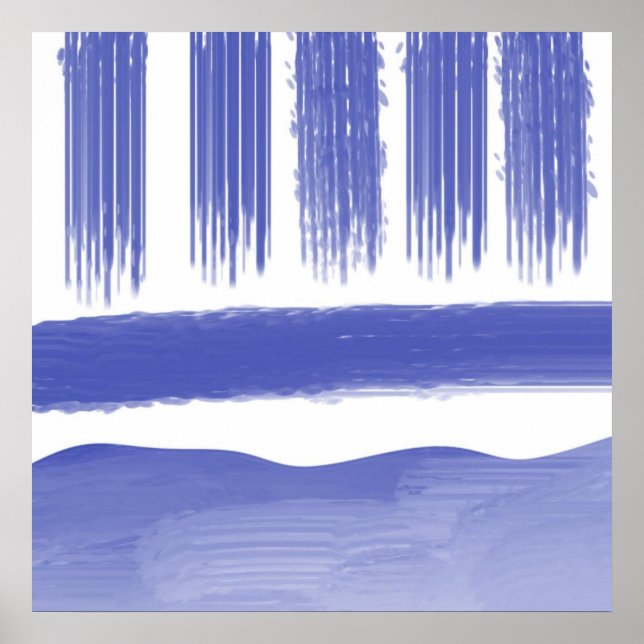 abstrakt målning konst poster (Framsidan)