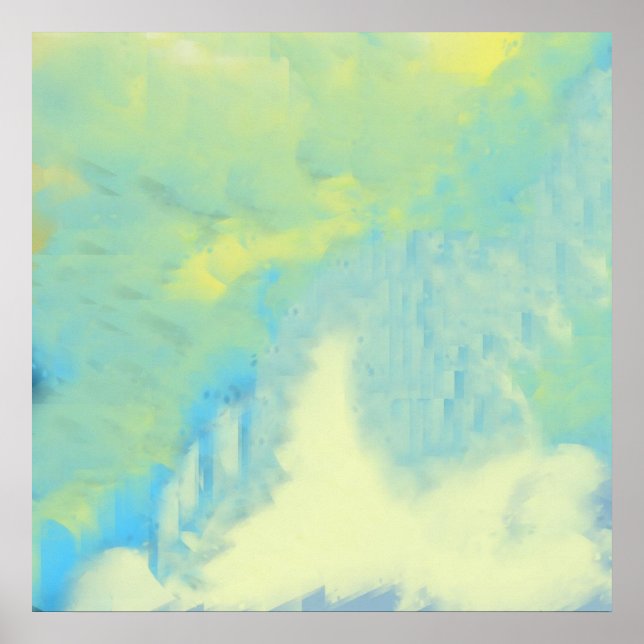 abstrakt målning konst poster (Framsidan)