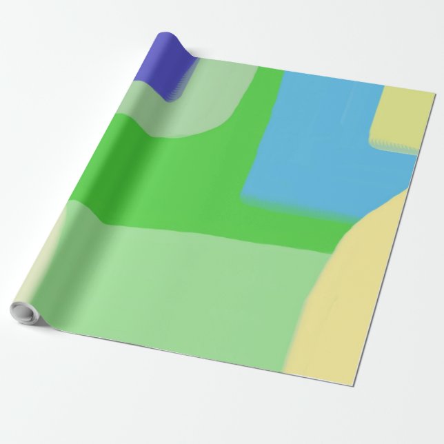 abstrakt målning konst presentpapper (Utrullad)