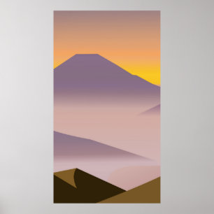 Abstrakt målning poster