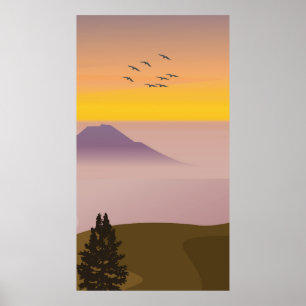 Abstrakt målning poster