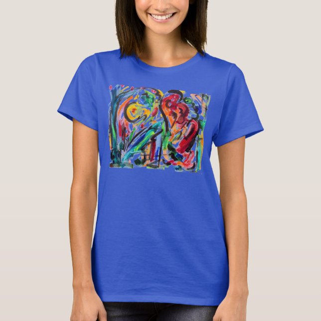 Abstrakt Målning T-shirt (Framsida)
