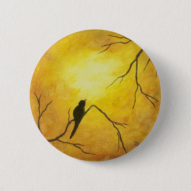 Abstrakt målningdesign för contemporary knapp (Framsida)