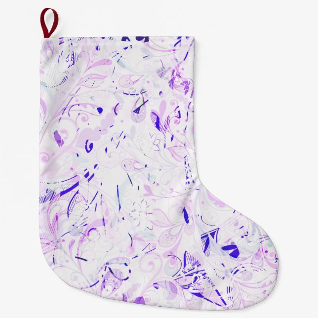 Abstrakt Mandala 2 Stor Julstrumpa (Framsidan)