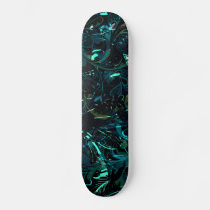 Abstrakt Mandala 3 Mini Skateboard Bräda 18,5 Cm