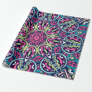 Abstrakt Mandala Anpassningsbar Gift Ideas #7 Presentpapper