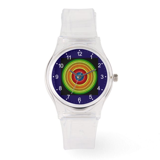 Abstrakt Mandala Art Design-65904 Armbandsur (Framsida)